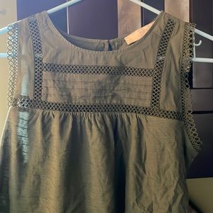 Loft Olive Green Top